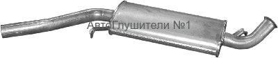 Глушитель сред.часть Audi 100 2.0 84-96г.(01.26) 