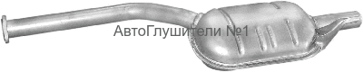 Глушитель ближний (сред.часть) MERCEDES W124 200D-250D 85-94 г.(13.07, Мерседес-Бенц) 
